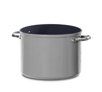 Nuwave Olla 7,6L en Cerámica Antiadherente Duralon Blue en Gris, sin PFAS, Compatible con Inducción, Apta para Lavavajillas y Horno, Asas Stay Cool, Resistente a los Arañazos