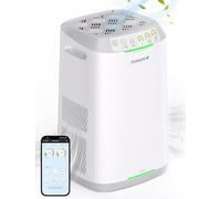 Nuwave Purificadores de aire para habitación grande, filtro biológico lavable y reutilizable, purificador de aire para alergias, humo, polvo, polen, elimina hasta un 100% de partículas, 3 veces más