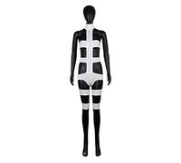 NUWIND Element Leeloo - Traje de cosplay sexy de color blanco puro