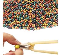 NUWIQ Bola de barro dura, 500 g, 9 mm, bola de barro para ejercicios de centrifugado, de colores
