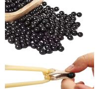 NUWIQ Bolas de barro de barro, 500 g, 9 mm, para ejercicios de centrifugado, color negro