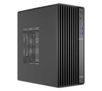 Nuwo Caja de PC compacta QK300 de cuarzo micro-ATX sin fuente de alimentación, compatible con MicroATX y Mini-ITX, refrigeración frontal, USB 3.0 y Type-C, negro