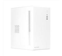 Nuwo Eguera A103 - Carcasa compacta MicroATX para PC de sobremesa Office Mini Tower 0,6 mm SPCC, USB 3.0, sin Fuente de alimentación, Blanco
