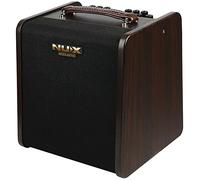 NUX Amplificador de bajo eléctrico Stageman II, 80 watts, Jack de 6,35 mm, marrón, compatible con Guitarra