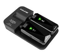 NUX B-5RC Sistema de guitarra inalámbrico para pastilla activa/pasiva, estuche de carga incluido, partido automático, función de silencio..