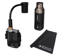 Nux B6 - Sistema de micrófono inalámbrico para saxofón (incluye gamuza limpiadora)