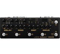 NUX Cerberus - Pedal de efecto de guitarra multifunción para enrutamiento interior, cargador de infrarrojos, distorsión analógica, distorsión de sobremarcha, efectos de modulación de retardo digital