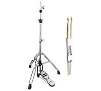 Nux DM-8 Hi-Hat - Trípode de máquina Hihat con baquetas keepdrum (1 par)