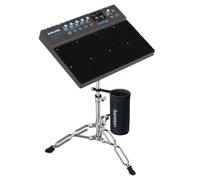 Nux DP-2000 - Batería digital de percusión electrónica con trípode DPS-1 y soporte para baquetas keepdrum DSC01