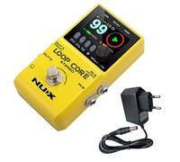 Nux Loop Core - Pedal de efecto estéreo para guitarra y bajo + fuente de alimentación keepdrum