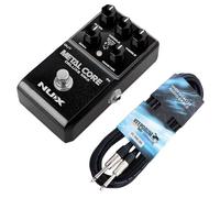 Nux Metal Core Deluxe MKII - Pedal de preamplificador con cable jack keepdrum