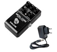 Nux Metal Core Deluxe MKII - Pedal de preamplificador con fuente de alimentación keepdrum de 9 V