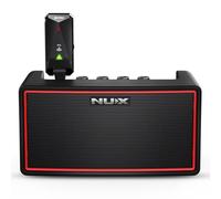 NUX Mighty Air - Amplificador inalámbrico estéreo para modelado de guitarra/bajo con Bluetooth, aplicación móvil, reproductor de música fácil de usar, hasta 18 horas de tiempo de reproducción