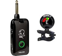 NUX MP-2 Mighty Plug Guitarra y Bajo Modelado HGeadphone Amplificador para Guitarra/Bajo - Paquete con sintonizador Snark-X