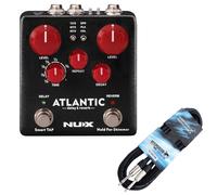 NUX NDR-5 Atlantic Delay and Reverb Pedal Dispositivo de efectos para guitarra + cable jack keepdrum