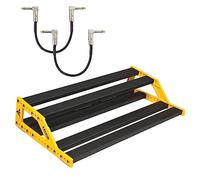 Nux NPB-M Bumblebee - Pedales de dos etapas para dispositivos de efectos + 2 cables de conexión keepdrum