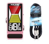 Nux NTU-3 MKII Flow Tune - Afinador con cable jack keepdrum, color rosa
