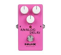 NUX Pedal de efecto de guitarra de retardo analógico 100% circuito analógico, efecto de retardo analógico de sonido cálido de los años 80