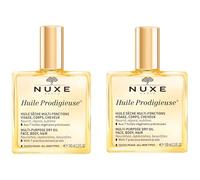 NUXE Aceite milagroso 2 unidades (2 x 100 ml) - nutre, repara, elevada cara, cuerpo y cabello - 98% ingredientes de origen natural
