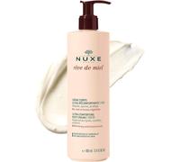 Nuxe Body Rêve de Miel 48H - Crema corporal ultra reconfortante 400 ml | Crema corporal hidratante 48H para reponer, calmar y proteger la piel seca y sensible, aroma a miel no pegajosa
