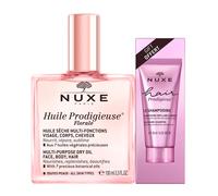NUXE Cuidado Corporal Huile Prodigieuse + Hair Prodigieux Aceite seco Huile Prodigieuse Florale + Mini Champú Brillo Sublime