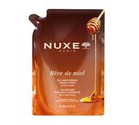 Nuxe Face & Body Rêve de Miel Gel limpiador ultra rico 400 ml | Eco Refill, Gel limpiador ultra rico con miel y girasol para limpiar la piel seca y sensible sin efecto de secado