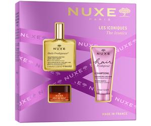 Nuxe Huile Prodigieuse + Champú 50 ml + Rêve de Miel Bálsamo Labios