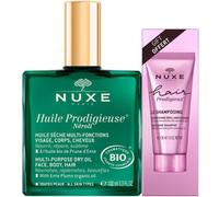 NUXE Huile Prodigieuse Néroli 100ml + Champú Brillo Sublime Hair Prodigieux 30ml DE REGALO