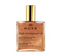 Nuxe Huile Prodigieuse Or aceite seco multiusos con purpurina para cara, cuerpo y cabello 50 ml