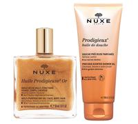NUXE Prodigieux Set imprescindible (aceite seco 50 ml + aceite de ducha 200 ml)