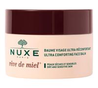 Nuxe Face Rêve de Miel Bálsamo facial ultra reconfortante 50 ml | Bálsamo facial rico con miel para nutrir, calmar y reparar la piel seca y sensible, protege del viento y el frío