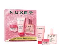 NUXE Set de regalo floral más vendido (aceite 50 ml + crema de manos 50 ml + bálsamo labial 15 g)