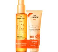 NUXE Sun Aceite solar SPF 50 rostro y cuerpo + set de leche para después del sol