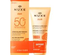 Nuxe Sun Crema Solar Fundente Facial SPF50 50 ml + Leche Refrescante After Sun 50 ml