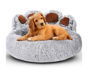 NUXIE® PREMIUM Cama para perro gato alfombra parque cama almohada suave shaggy xl 55 cm