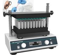 Nuxyyds Mezclador Vórtice Multitubo, Mezclador Vórtice De Laboratorio, Rango De Velocidad De 500 a 3000 RPM, Capacidad De Procesamiento De 1,5Ml-50Ml, para Mezcla De Muestras En Experimentos Médicos