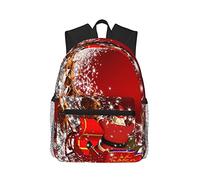 NUYFVG Divertida colección de estantes para libros y escalera, mochila casual para laptop, impermeable, elegante, mochila escolar para niños y niñas, Magia de Navidad, Talla única