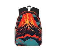 NUYFVG Magic Witch Witchcraft - Mochila informal con estampado bohemio, mochila para laptop, bolsa de viaje ligera para hombres y mujeres, Volcano, Talla única