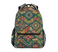 NUYFVG Mochila escolar con patrón colorido con mandalas, mochila de viaje, mochila para laptop, mochila casual para viajes, universidad, trabajo, Como se muestra en la imagen, Talla única