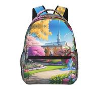 NUYFVG Mochilas de unicornio de cuento de hadas para senderismo, mochilas modernas para la escuela, mochilas ligeras e informales para portátiles, todas resistentes al agua., Como se muestra en la