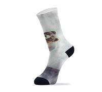 NUYFVG North American Brown Bear - Calcetines de vestir casuales para deportes al aire libre, calcetines de tobillo alto, calcetines de vestir para hombres y mujeres, 1 paquete, 1, Altoa única