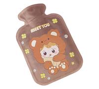 Nuyhadds Bolsa de agua caliente de invierno, bolsa de agua caliente, bolsa de agua caliente de felpa de 500 ml, calentador de cama, almohadilla térmica portátil con gran capacidad para la cintura