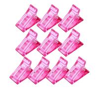 Nuyhadds Clip para puntas de uñas, abrazaderas para uñas de gel,Clip de uñas de gel de construcción rápida, formas de uñas de gel de polivinílico - Práctica herramienta de manicura Poly Nail Gel Clip