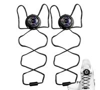 Nuyhadds Cordones Para Zapatillas Sin Atar - Cordón de Autobloqueo Automático | Cordones De Zapatos Giratorios,Para Hombre Mujer Jóvenes Adultos Viajes Deportes Camping Senderismo Colegio