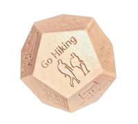 Nuyhadds Dados de decisión nocturna de cita, dados divertidos para decisiones de citas | Dados de madera de 12 lados para la decisión de actividad de citas,interacción divertida mejora del trabajo en