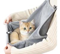 Nuyhadds Delantal De Transporte para Mascotas - Saco De Dormir Ajustable Y Portátil para Gatos con Agujeros - Sujetador De Delantal para Animales Pequeños | para Casa Dormitorio Apartamento
