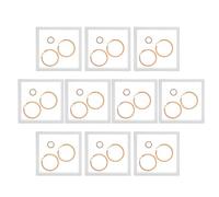 Nuyhadds Expositor de monedas, 10 unidades, soporte para monedas, expositor flotante 3D, soporte para joyas, medallones, monedas de desafío