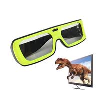Nuyhadds Gafas de película 3D, gafas 3D para películas en casa, gafas de película polarizadas pasivas, cómodas gafas de visualización de vídeo, accesorios de teatro no parpadeantes para proyector de