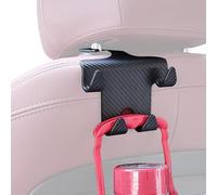 Nuyhadds Gancho organizador de asiento trasero, accesorios interiores de automóvil, colgador de paraguas para bolsas de compras, bolsas de comestibles, sombreros, guantes, carteras