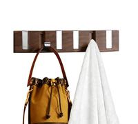 Nuyhadds Ganchos para llaves de pared | Estante para toallas sin perforar con ganchos,Perchero para abrigos y bolsos,para Cocina Recibidor Dormitorio Armario Garaje Estudio Lavandería Habitación Bebé